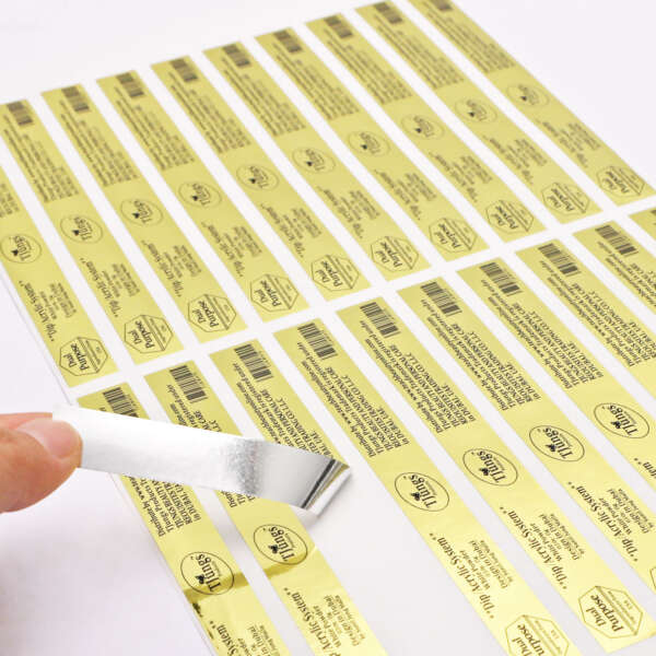 Bath body care sticker labels