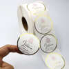 Low temperature ice cream container labels