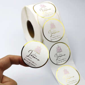 Low temperature ice cream container labels