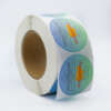 Custom waterproof business sticker rolls