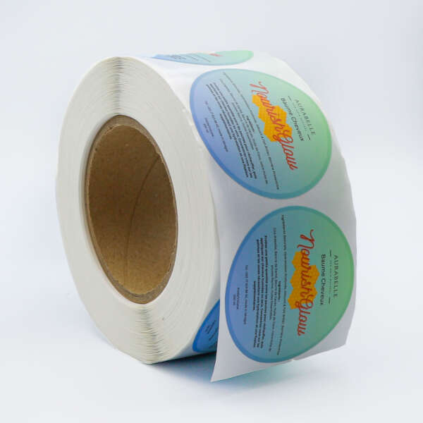 Custom waterproof business sticker rolls