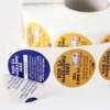 Double sided multi layer label stickers with custom printing
