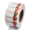 Security sticker labels for food bottle and box seals