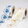 Waterproof foil bottle labels