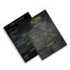 custom A4 A5 A6 double sided advertising promotion flyers bulk order use