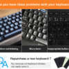 Russian Korean keyboard stickers