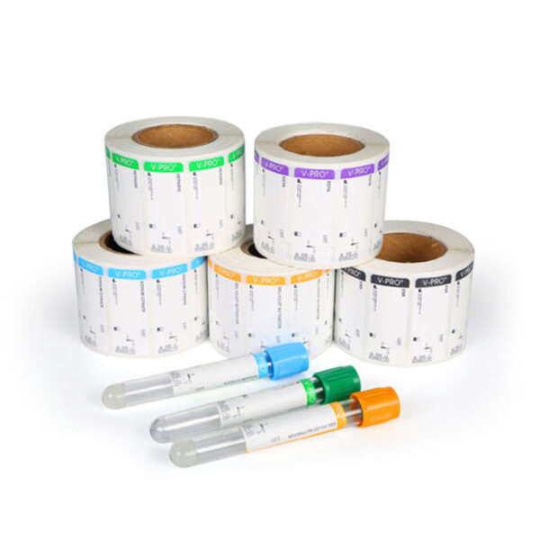 Cryogenic lab label rolls