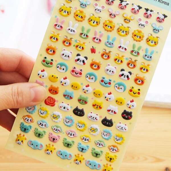 Custom PVC vinyl stickers with adhesive backing and matte finish