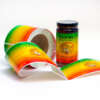Custom logo stickers for spice bottle and clear jar labels