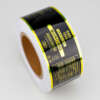 Foil logo vitamin label printing