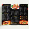 coated paper folding flyer catalogue brochure manual printing print detail view