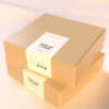 Matte shipping box seal thank you stickers