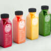 Custom beverage sticker labels with die cut shape