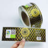 Hot stamping brand logo sticker for food packaging