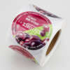 Custom logo circle sticker rolls