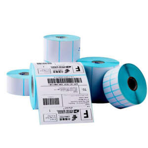 Thermal adhesive label rolls 4x2 58x40
