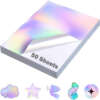 Printable vinyl sticker paper sheets