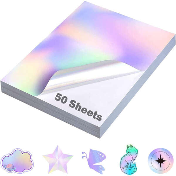 Printable vinyl sticker paper sheets