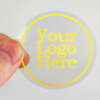 Custom printed biodegradable labels for compostable packaging