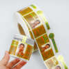 Private logo face cream label rolls