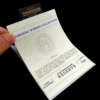Matte black spot UV gold foil embossed wine label