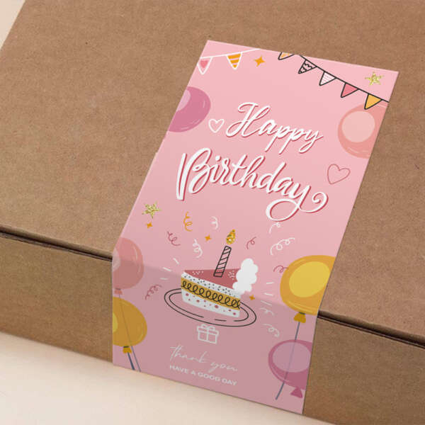 Matte roll sticker labels