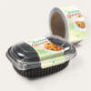 Printed label roll for takeout bag and box sealing