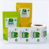 Waterproof adhesive stickers for candy packaging