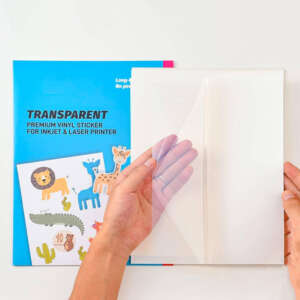 Clear A4 waterproof sticker paper