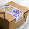 Custom tamper proof sticker labels for food delivery packaging
