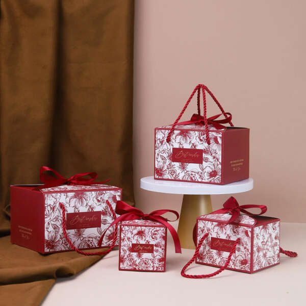 Custom logo paper gift box for candy