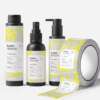 Bottle packaging sticker labels