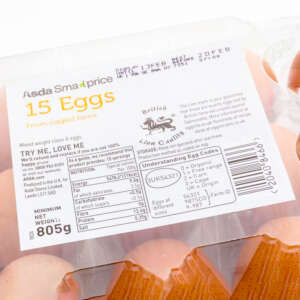 Custom egg carton label stickers for private logo packaging