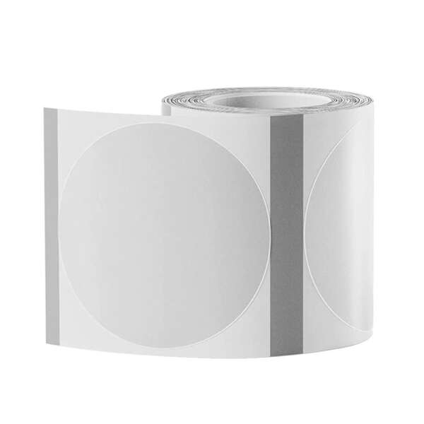 Clear thermal sticker roll labels