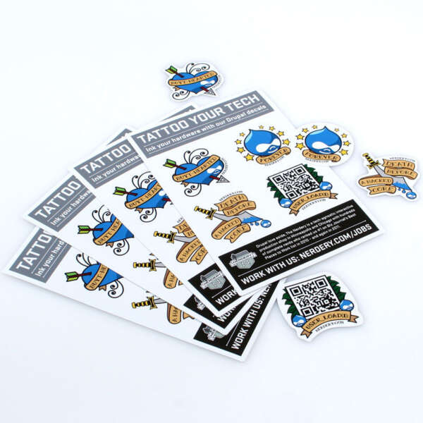 Business logo die cut vinyl stickers