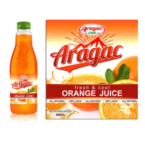 Private logo orange juice BOPP bottle label