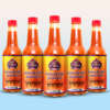 Custom digital printed hot sauce labels on roll