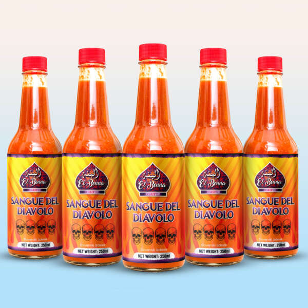Custom digital printed hot sauce labels on roll
