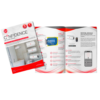 Colorful paper catalogue booklet with custom printing