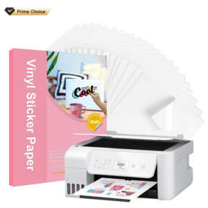 Waterproof printable vinyl sticker paper
