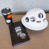 Waterproof adhesive hard hat labels