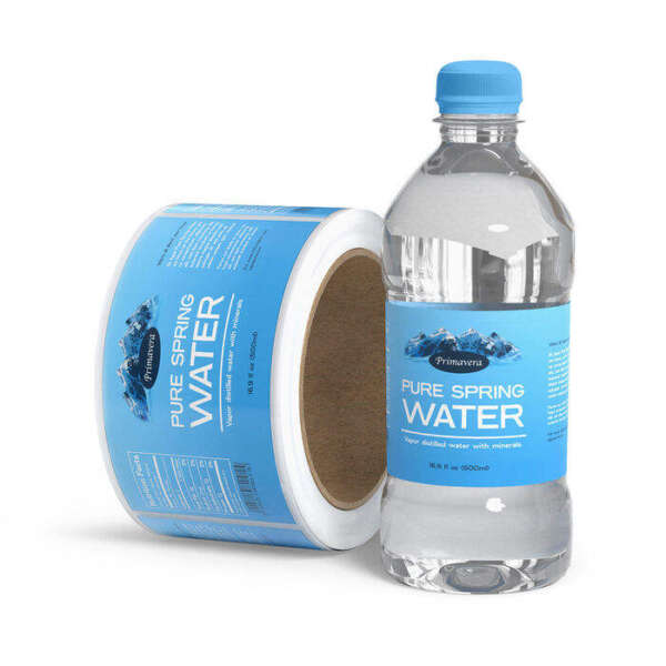 Waterproof PVC double-sided bottle label
