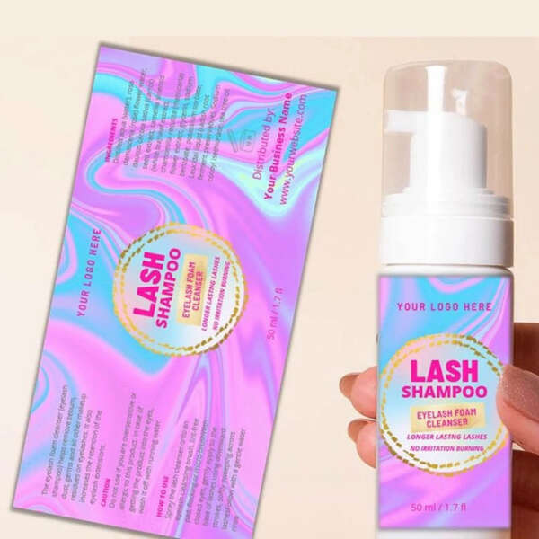 Durable cosmetic packaging labels on BOPP film