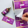 Essential oil packaging labels