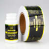 Custom logo stickers for vitamin packaging
