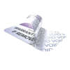 Transparent warranty sticker rolls