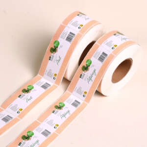 Custom vinyl packaging label stickers