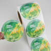 Custom roll stickers for jars boxes and bags