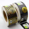 Custom etiquette roll label for gourmet food bottle