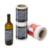Waterproof plastic bottle food label